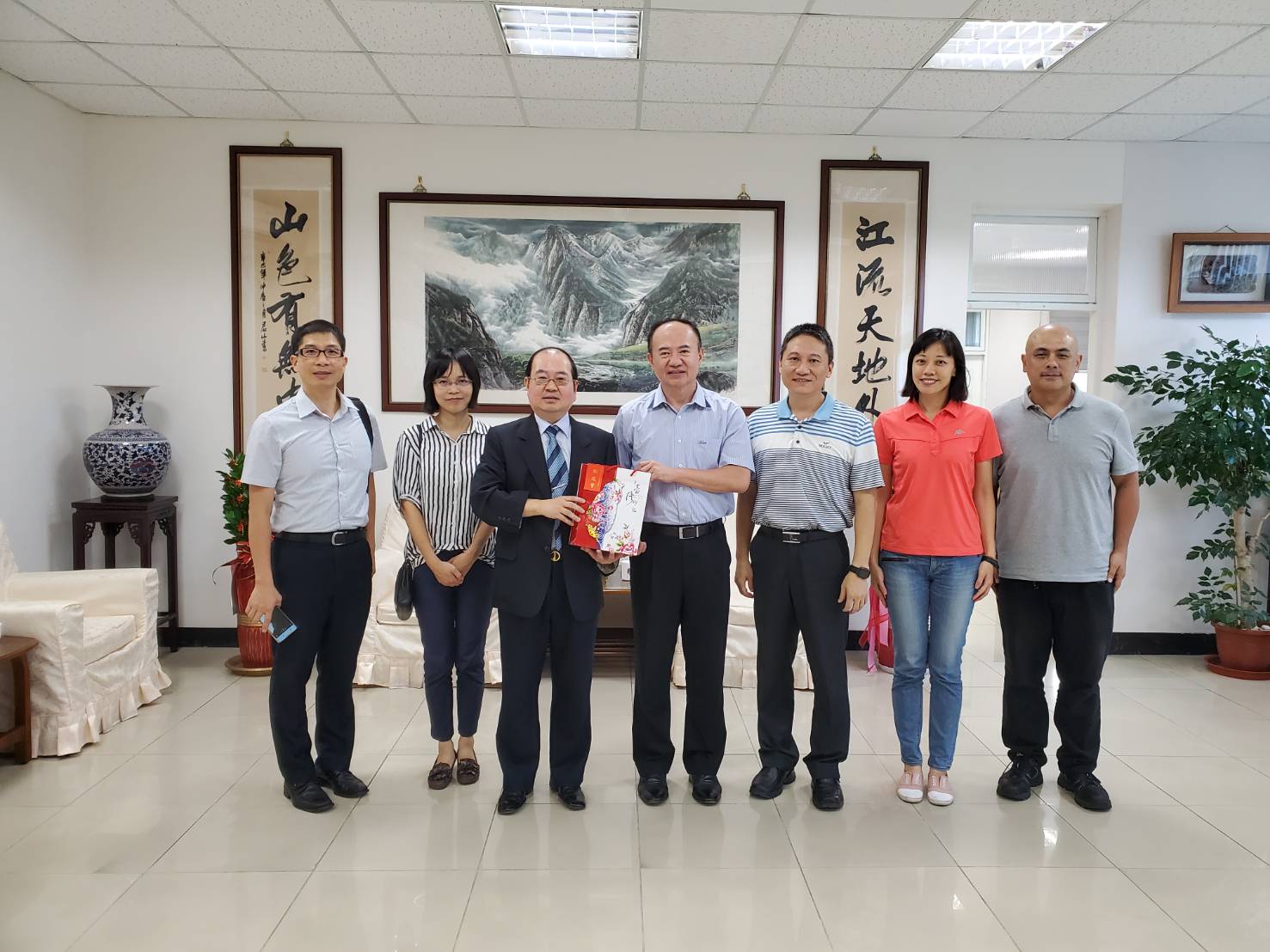洪分署長率分署同仁拜會宜蘭縣警察局