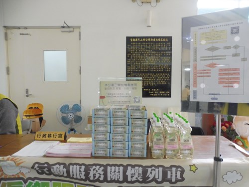 擺攤布置