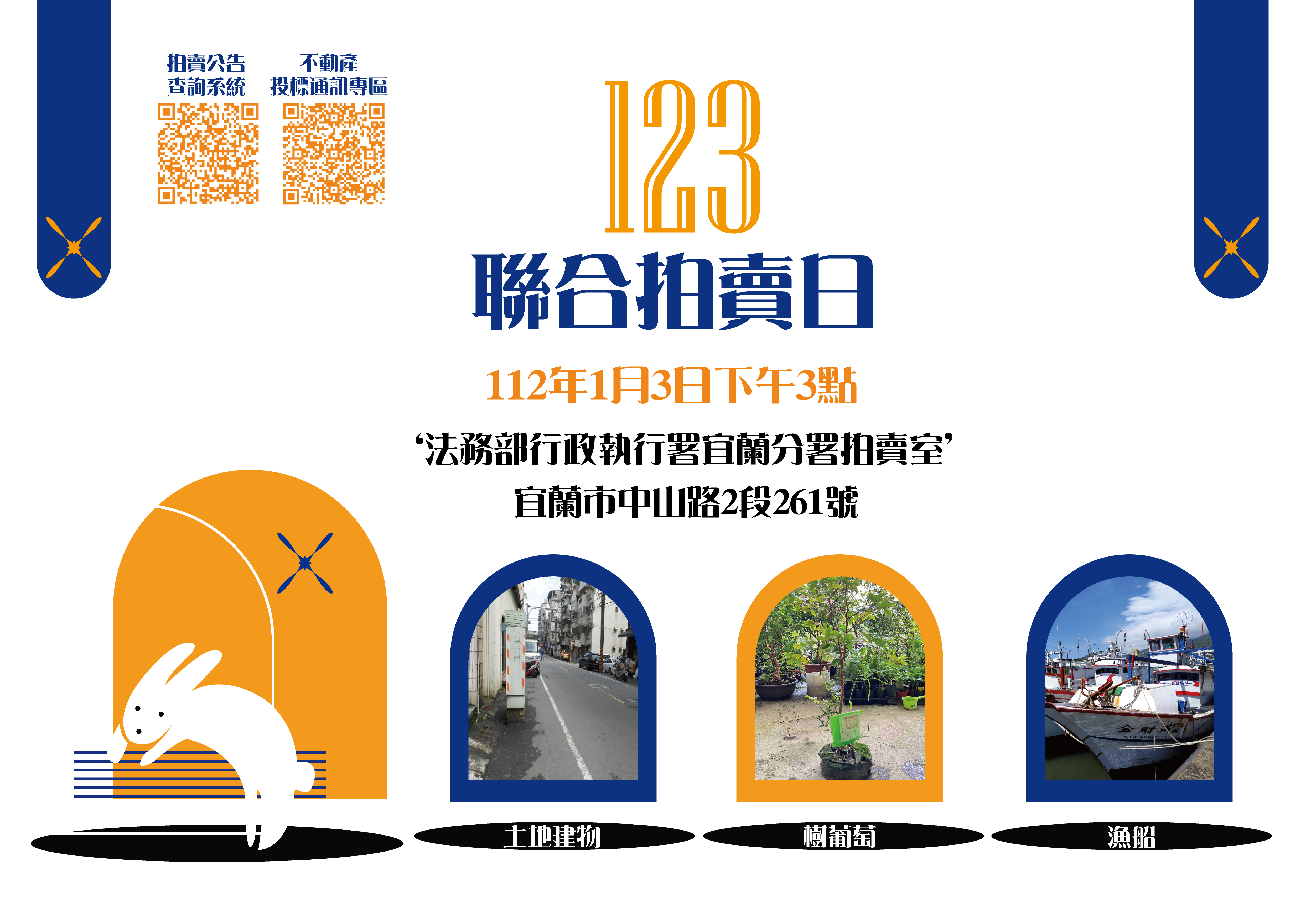 11201聯合拍賣海報