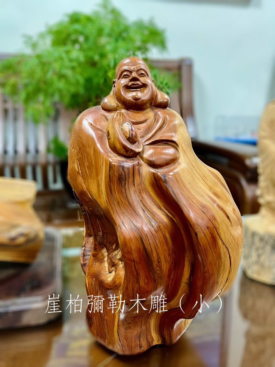 觀音彌勒佛達摩木雕照片 (2)