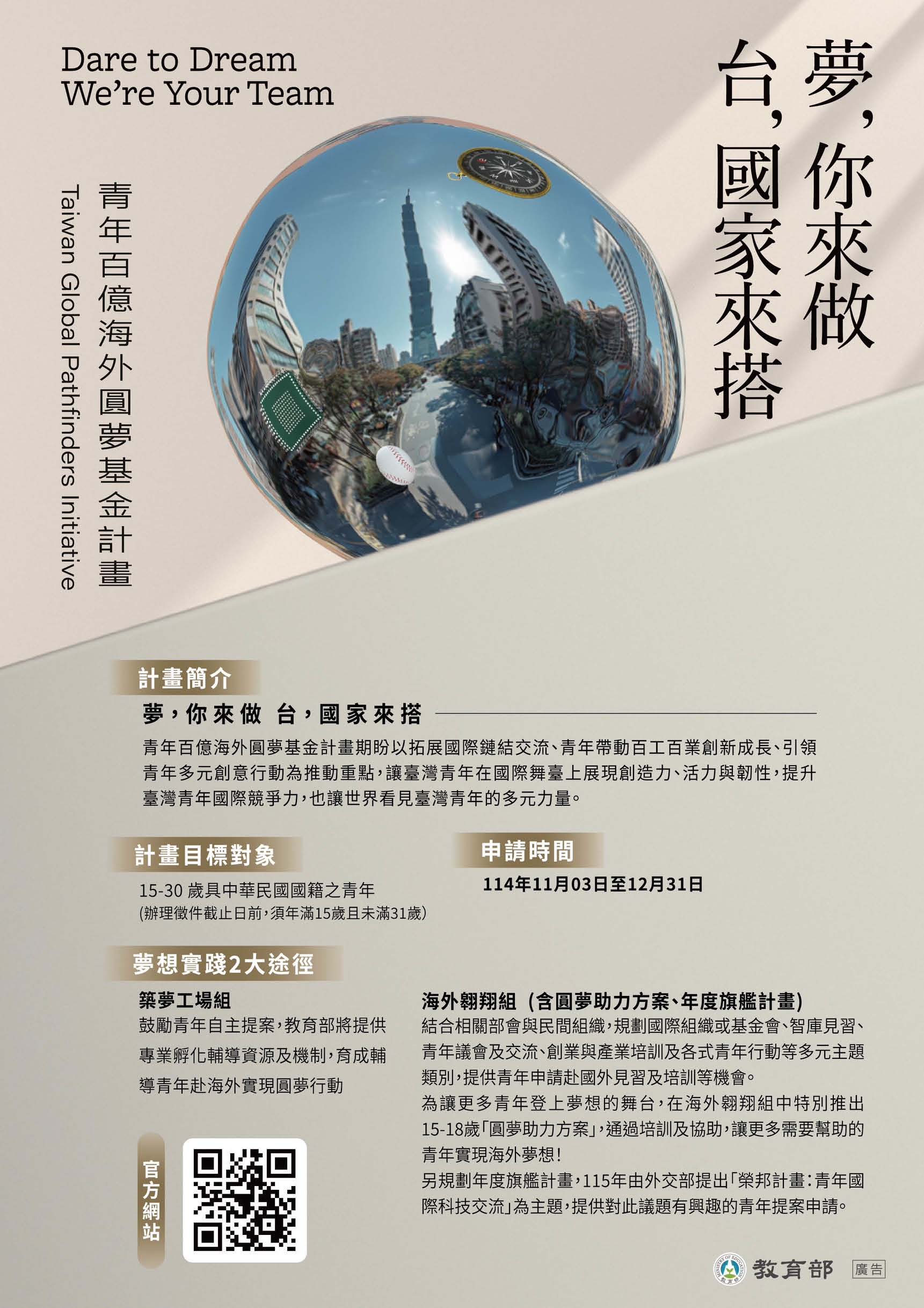 青年百億海外圓夢基金計畫